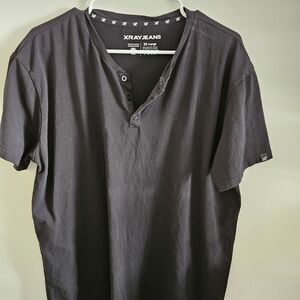 Black Short Sleeve Men's Tee